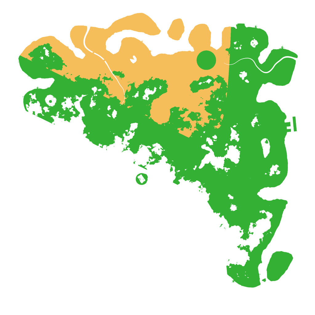 Biome Rust Map: Procedural Map, Size: 4300, Seed: 1176758487