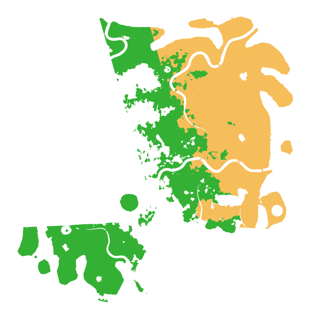 Biome Rust Map: Procedural Map, Size: 4800, Seed: 48000