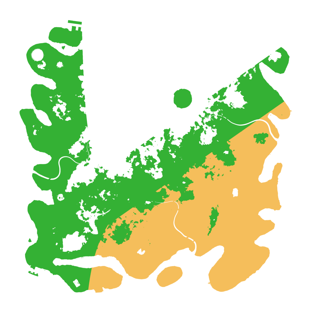 Biome Rust Map: Procedural Map, Size: 4500, Seed: 397425699