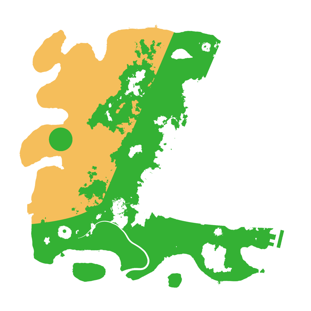 Biome Rust Map: Procedural Map, Size: 3500, Seed: 1788508105