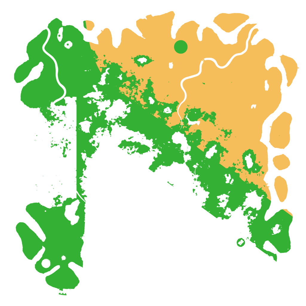 Biome Rust Map: Procedural Map, Size: 6000, Seed: 1944994596