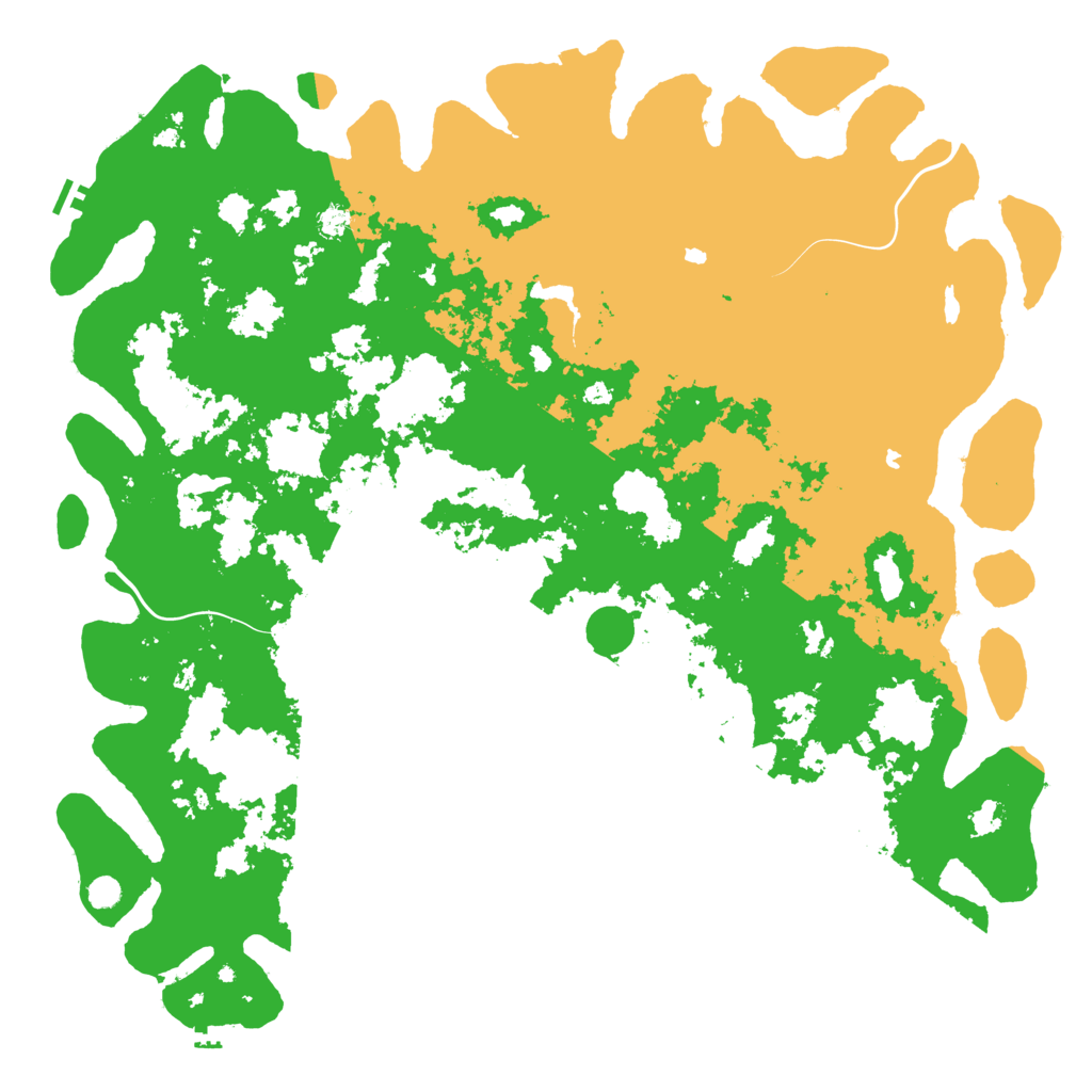 Biome Rust Map: Procedural Map, Size: 6000, Seed: 1944994596