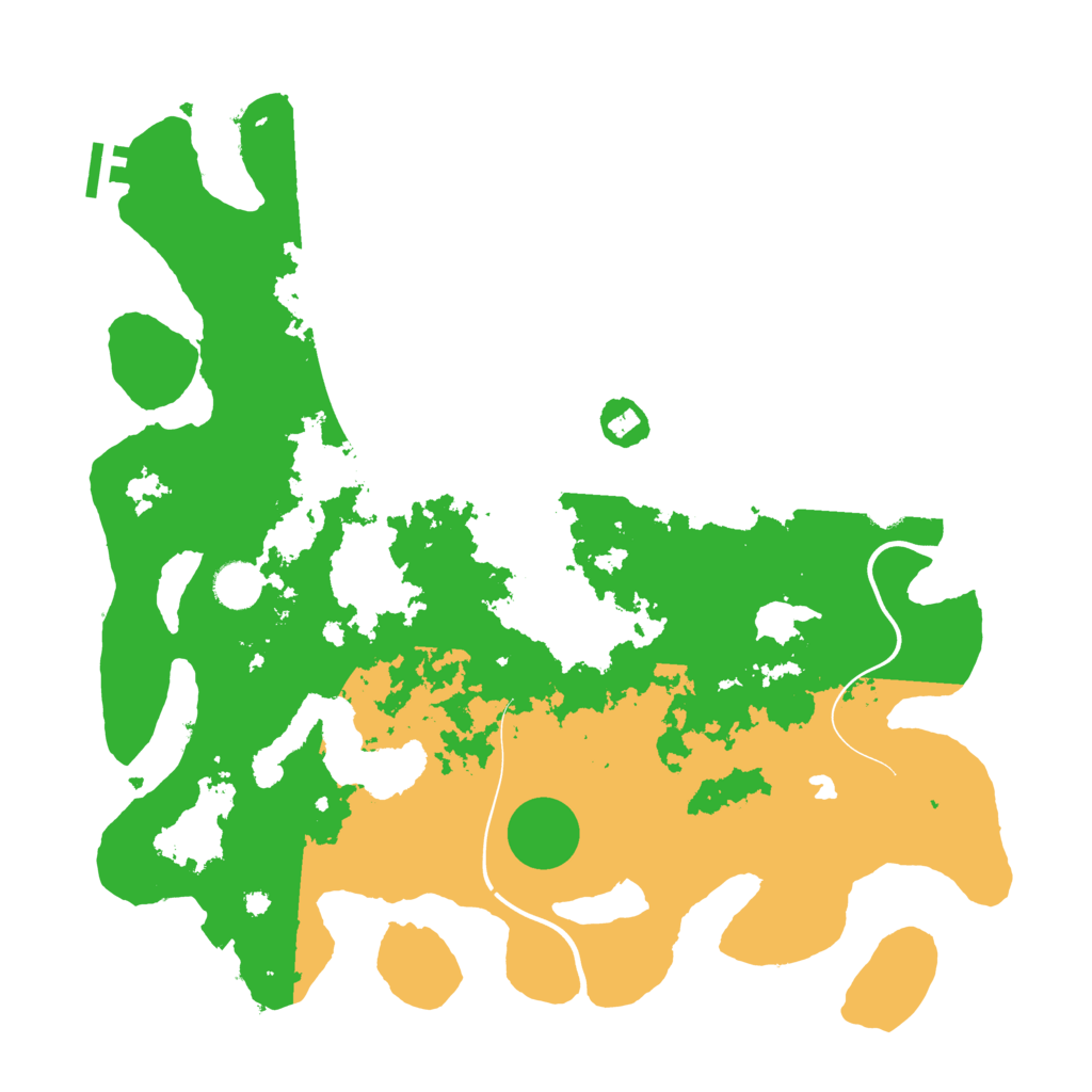 Biome Rust Map: Procedural Map, Size: 4000, Seed: 392382843