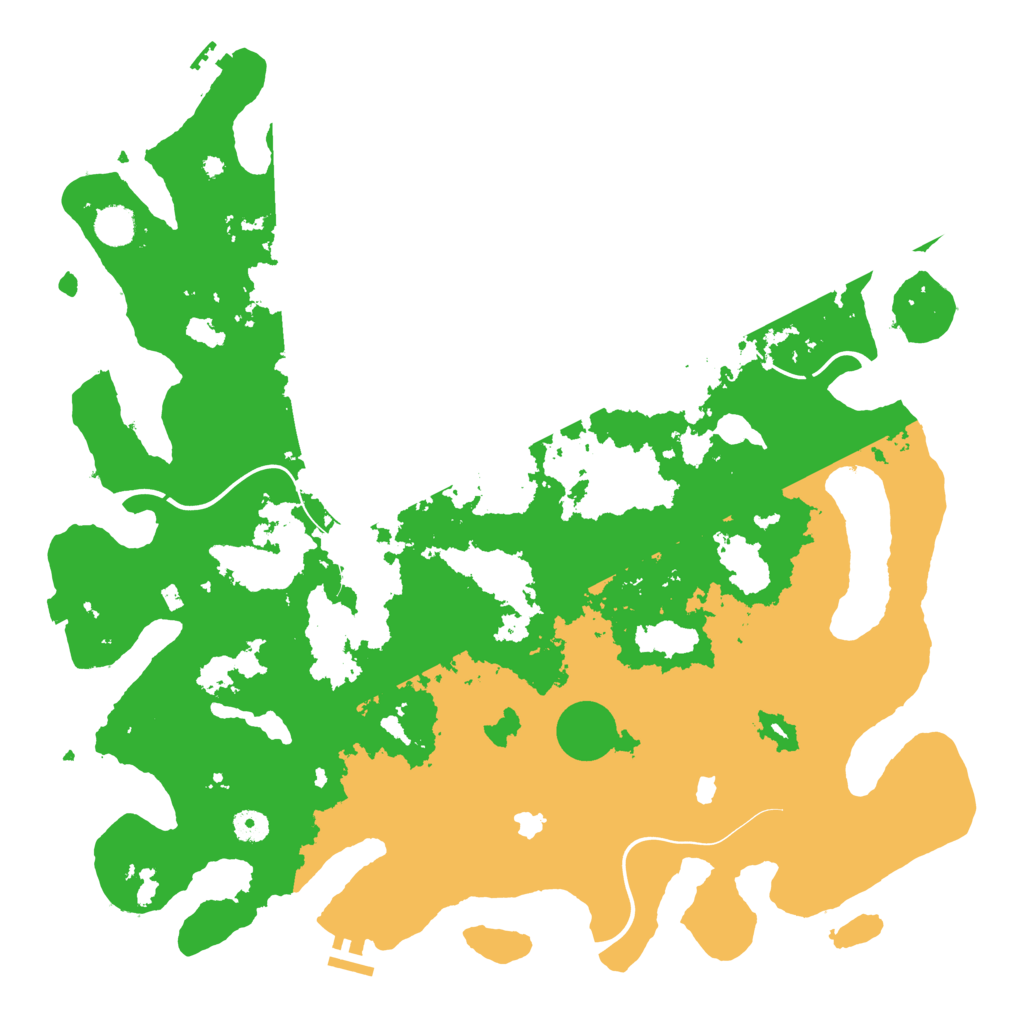 Biome Rust Map: Procedural Map, Size: 4500, Seed: 1337398154