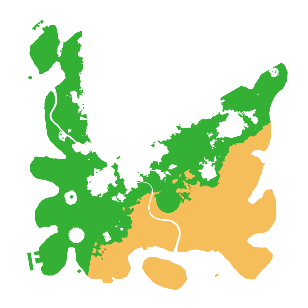 Biome Rust Map: Procedural Map, Size: 3500, Seed: 1274715562