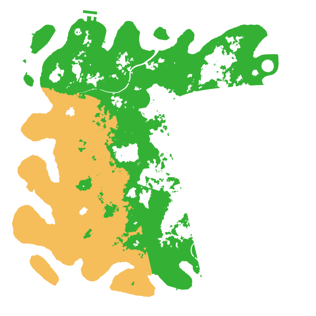 Biome Rust Map: Procedural Map, Size: 4500, Seed: 1612286807