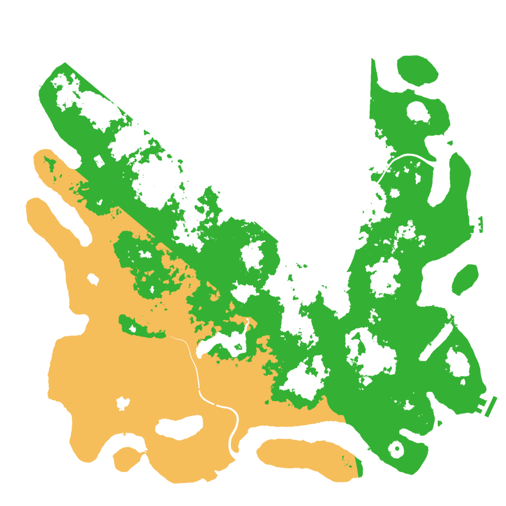 Biome Rust Map: Procedural Map, Size: 4700, Seed: 25400