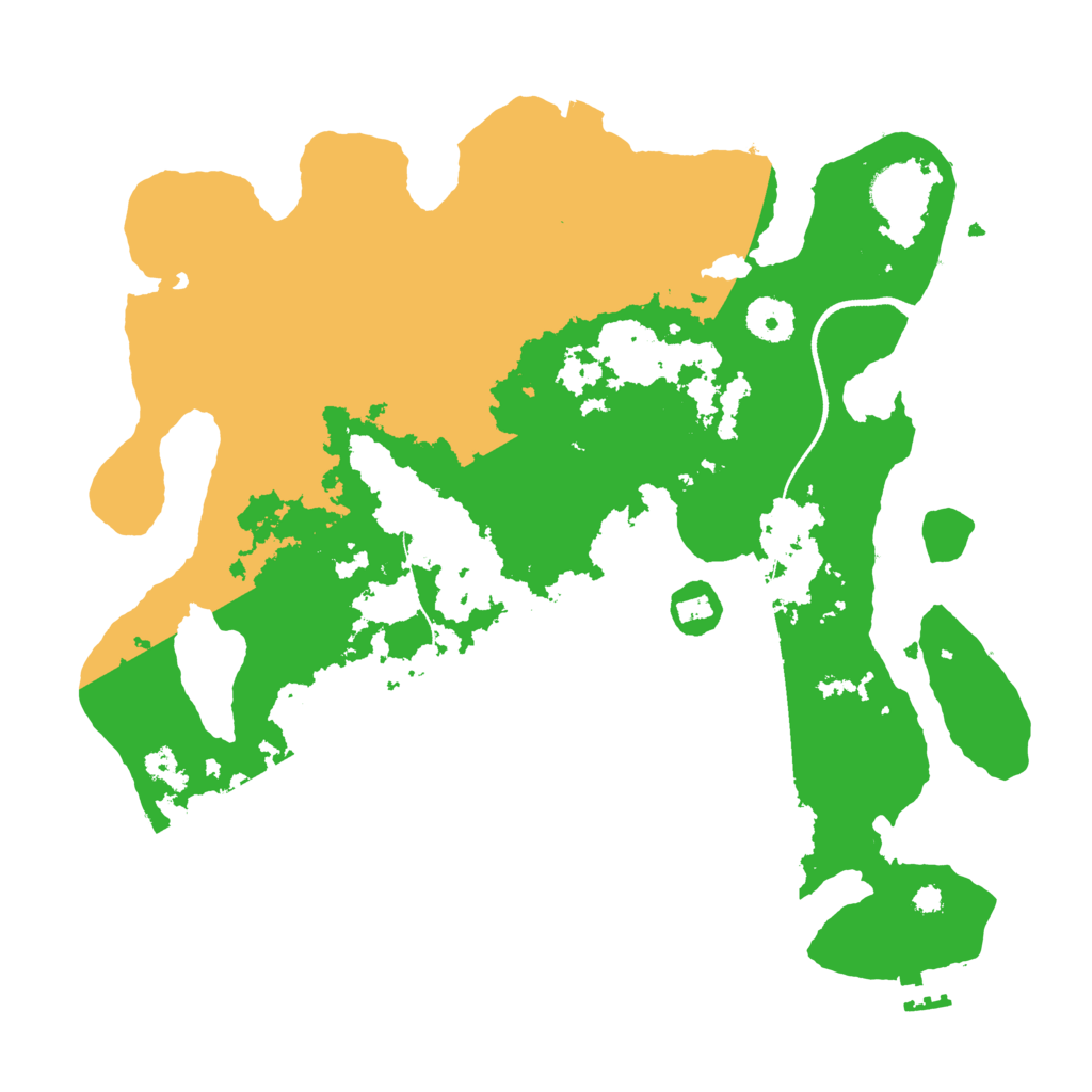 Biome Rust Map: Procedural Map, Size: 3500, Seed: 483611982