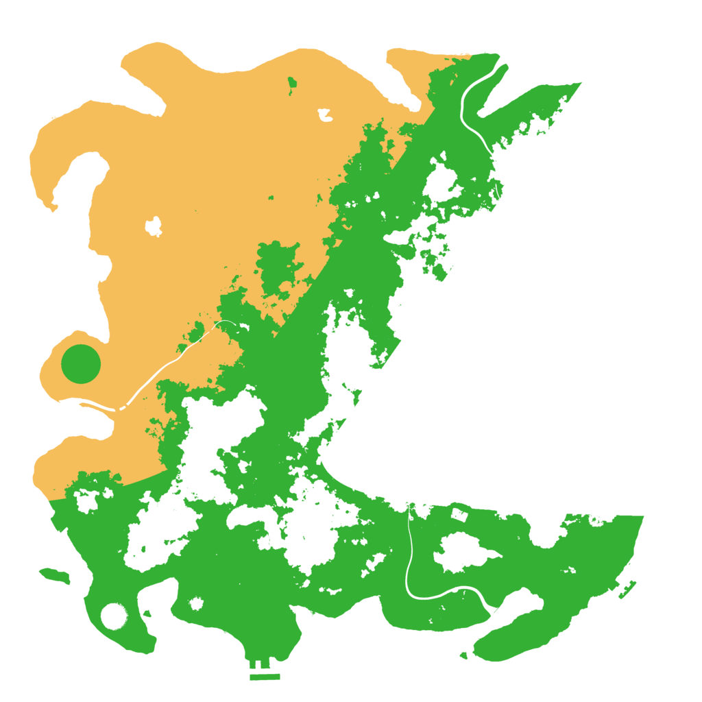 Biome Rust Map: Procedural Map, Size: 4700, Seed: 242670475