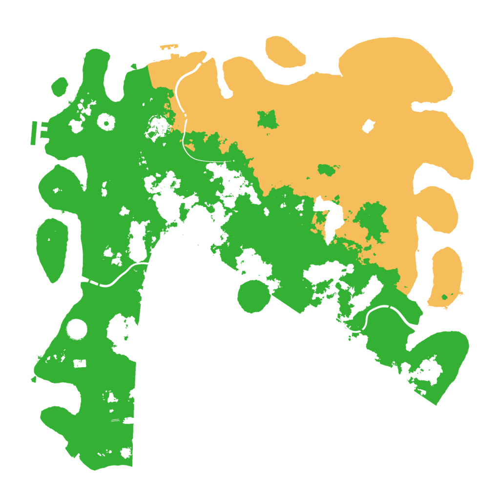 Biome Rust Map: Procedural Map, Size: 4250, Seed: 1074721047