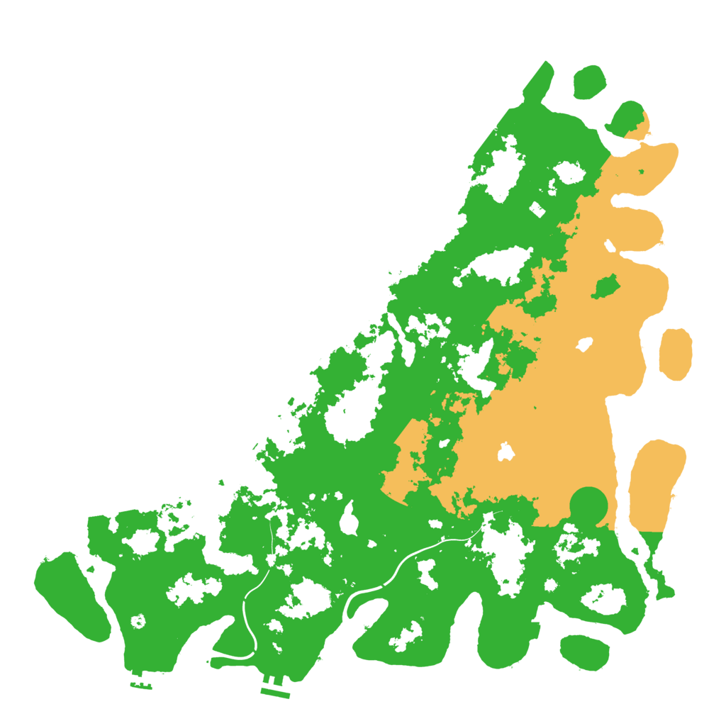 Biome Rust Map: Procedural Map, Size: 5000, Seed: 1979198254