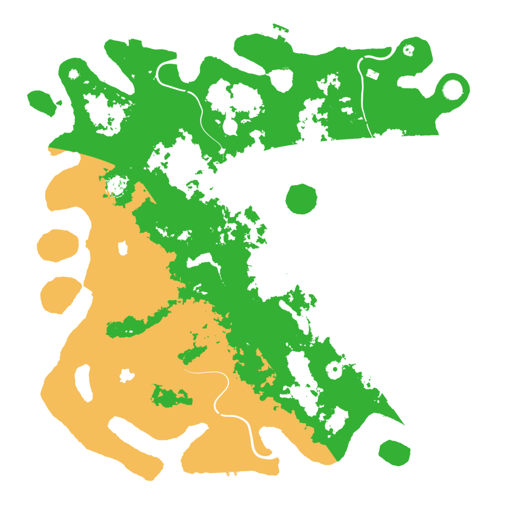 Biome Rust Map: Procedural Map, Size: 4500, Seed: 290675