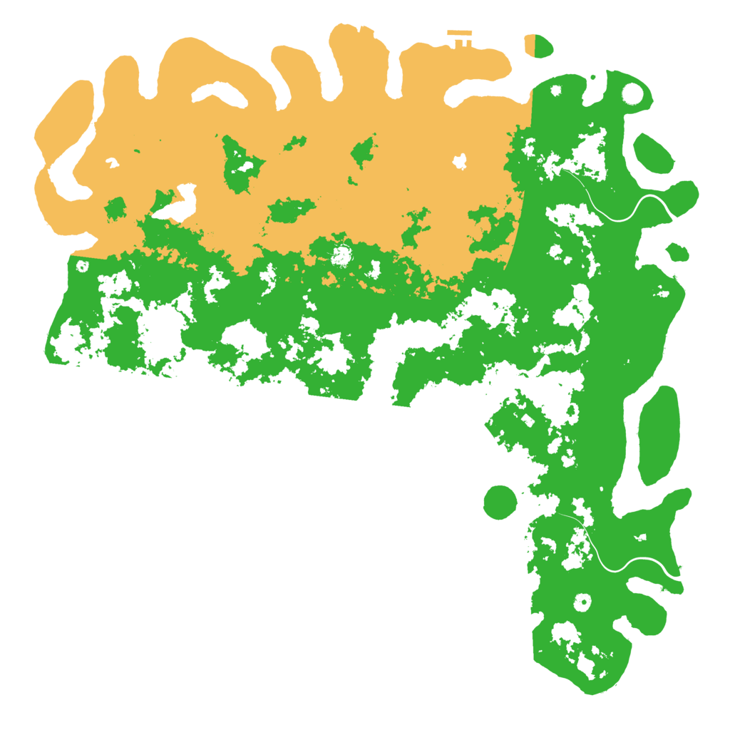 Biome Rust Map: Procedural Map, Size: 6000, Seed: 1690757934