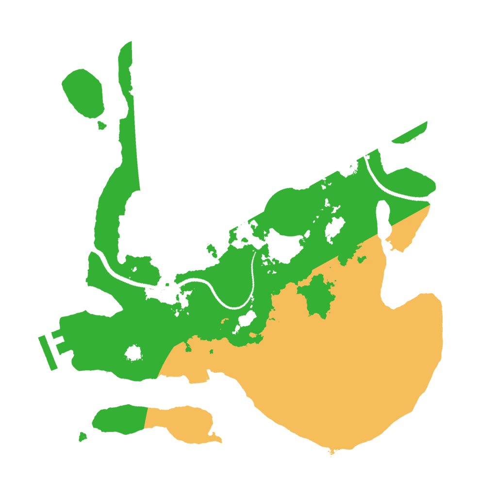 Biome Rust Map: Procedural Map, Size: 2800, Seed: 39741271