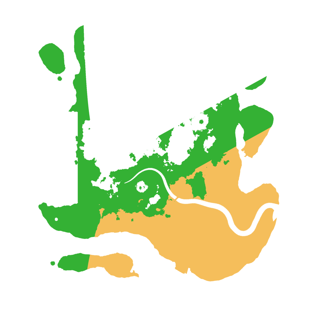 Biome Rust Map: Procedural Map, Size: 2800, Seed: 39741271