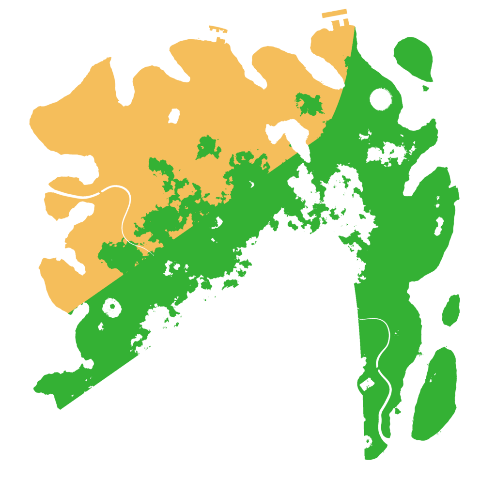 Biome Rust Map: Procedural Map, Size: 4000, Seed: 855412666