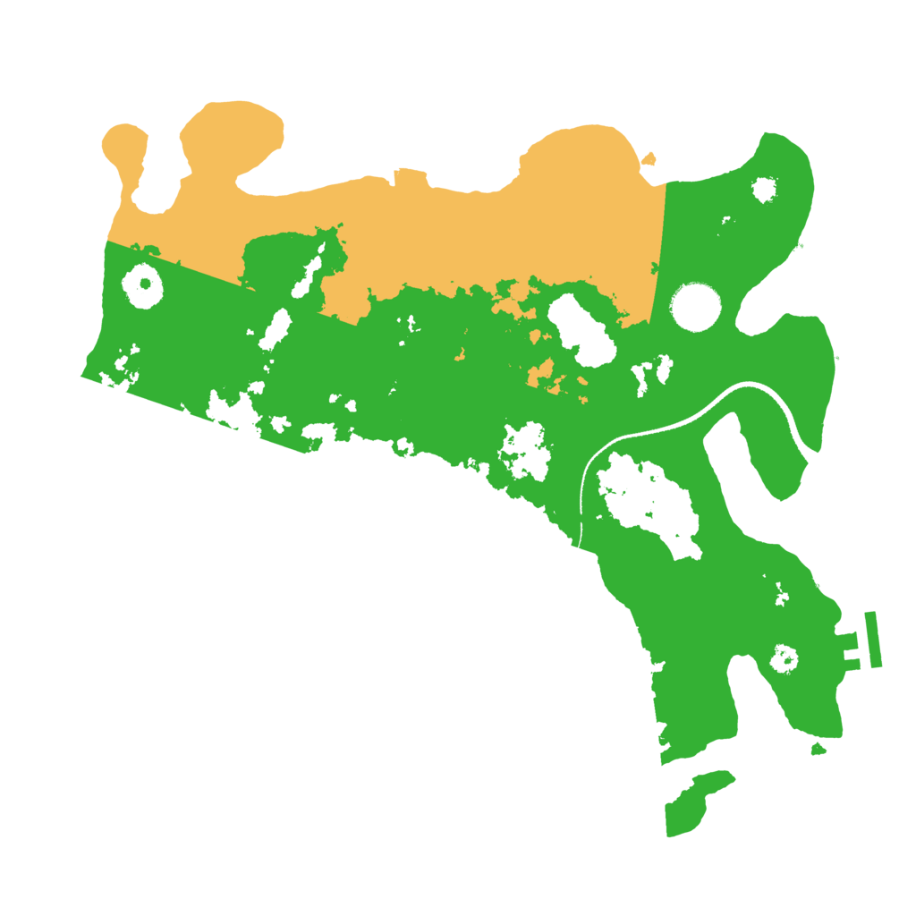 Biome Rust Map: Procedural Map, Size: 3300, Seed: 689777