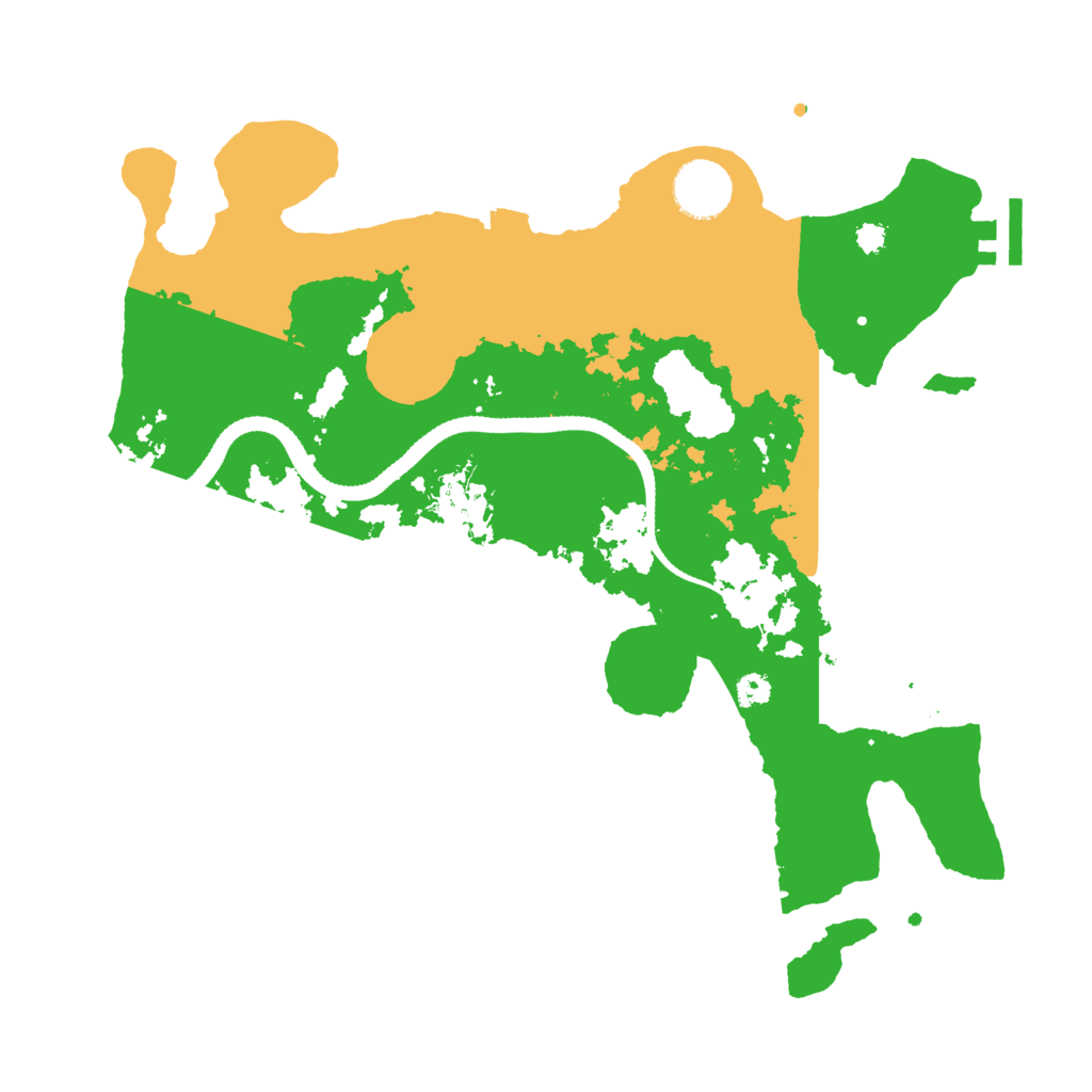 Biome Rust Map: Procedural Map, Size: 3300, Seed: 689777