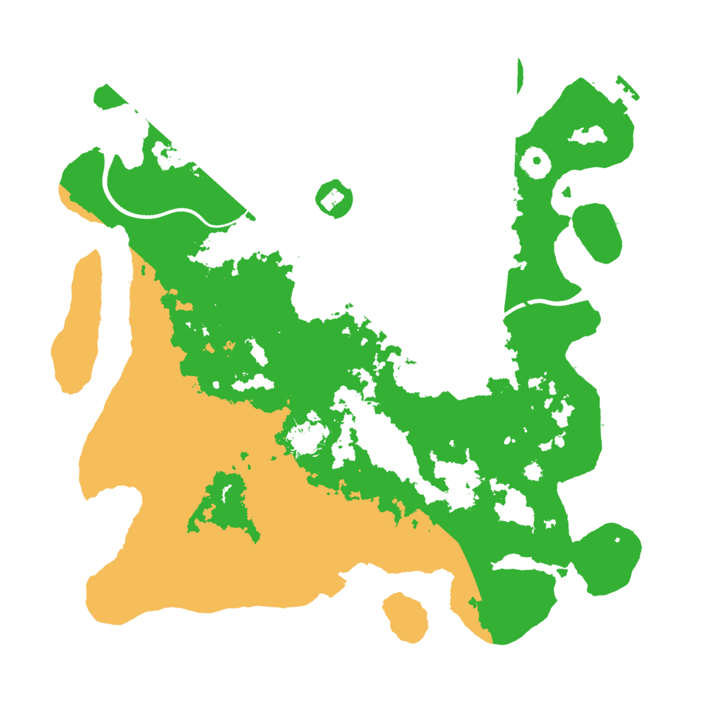 Biome Rust Map: Procedural Map, Size: 3500, Seed: 580067854