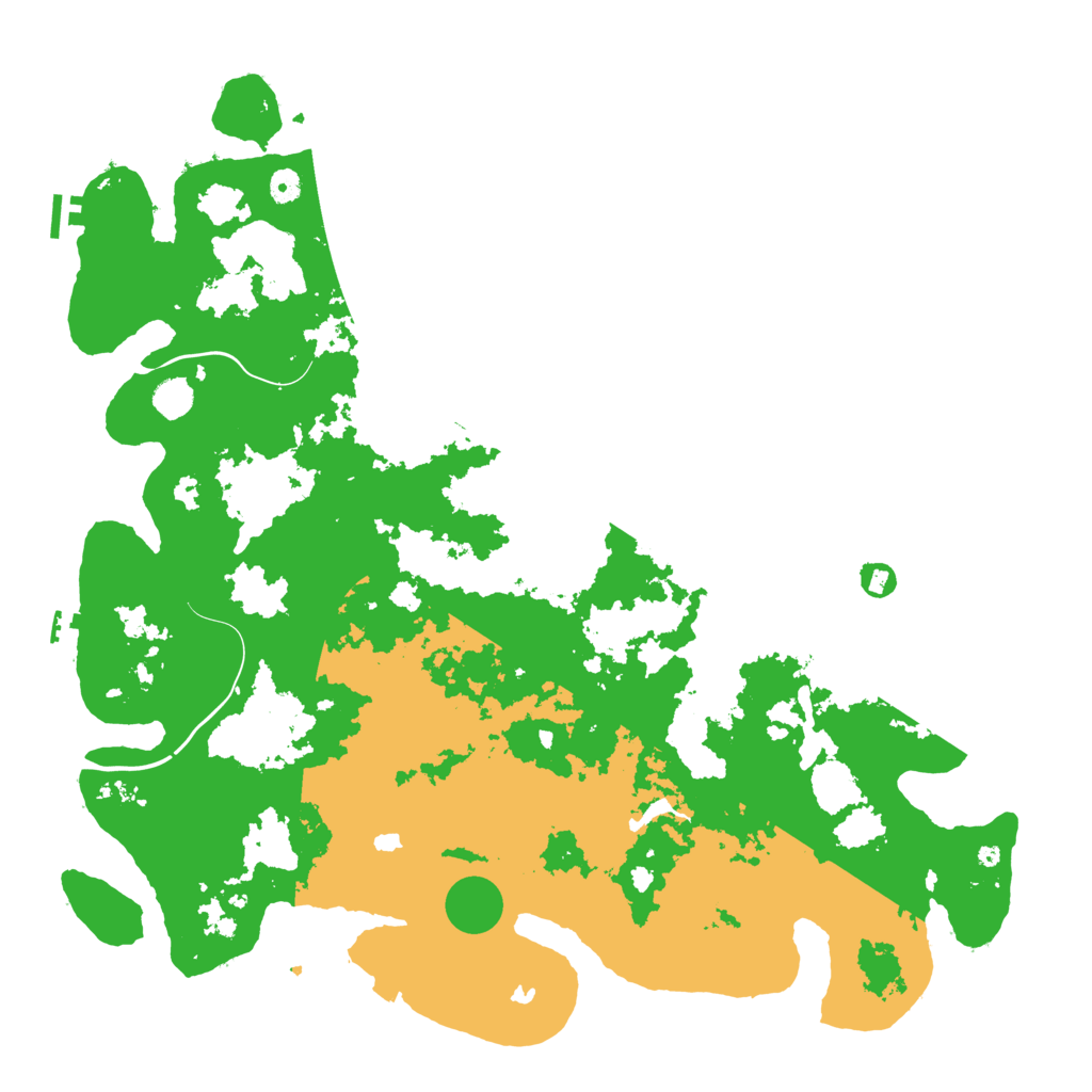 Biome Rust Map: Procedural Map, Size: 5000, Seed: 310244212