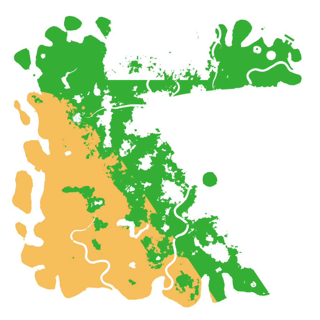 Biome Rust Map: Procedural Map, Size: 6000, Seed: 464150949