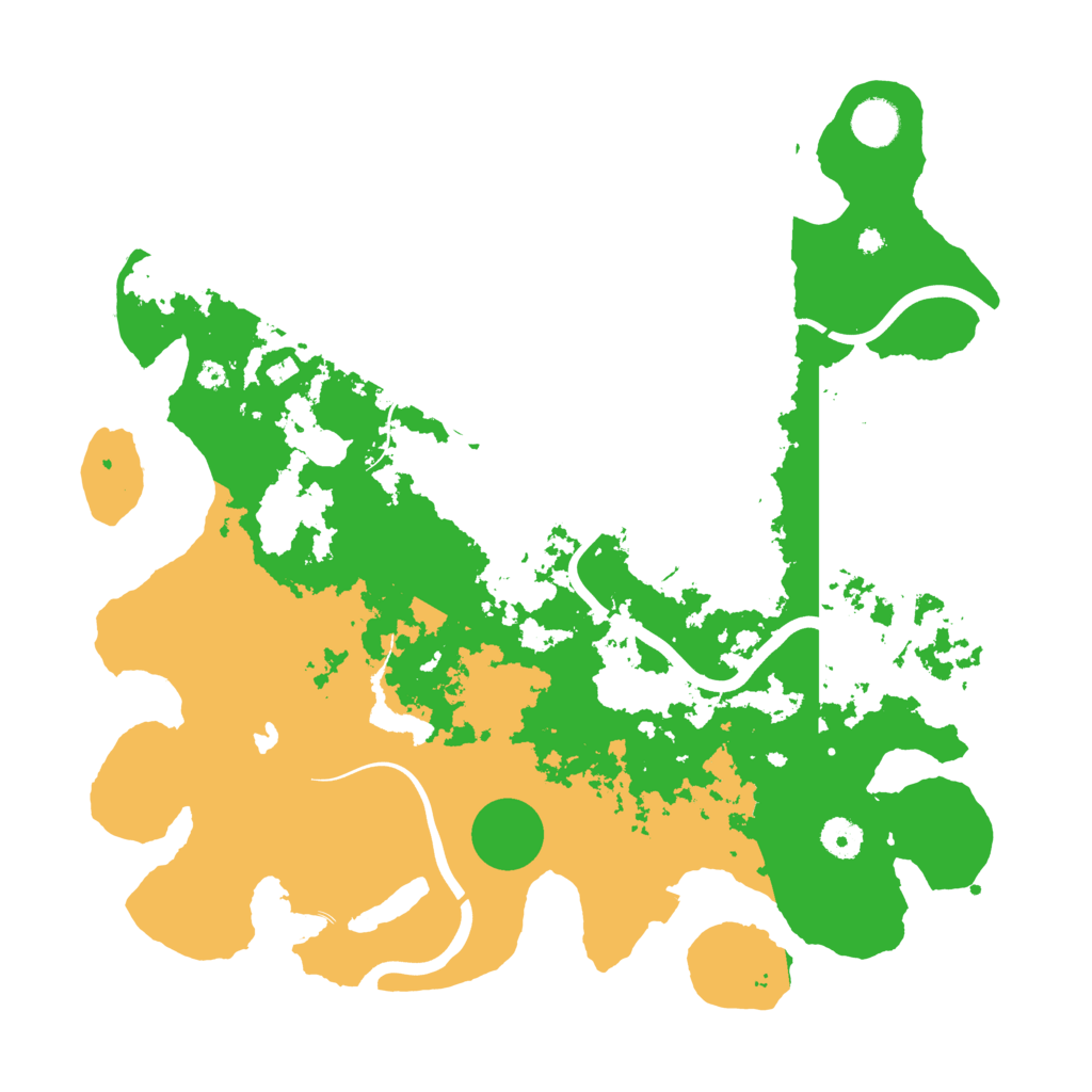 Biome Rust Map: Procedural Map, Size: 4000, Seed: 35361550