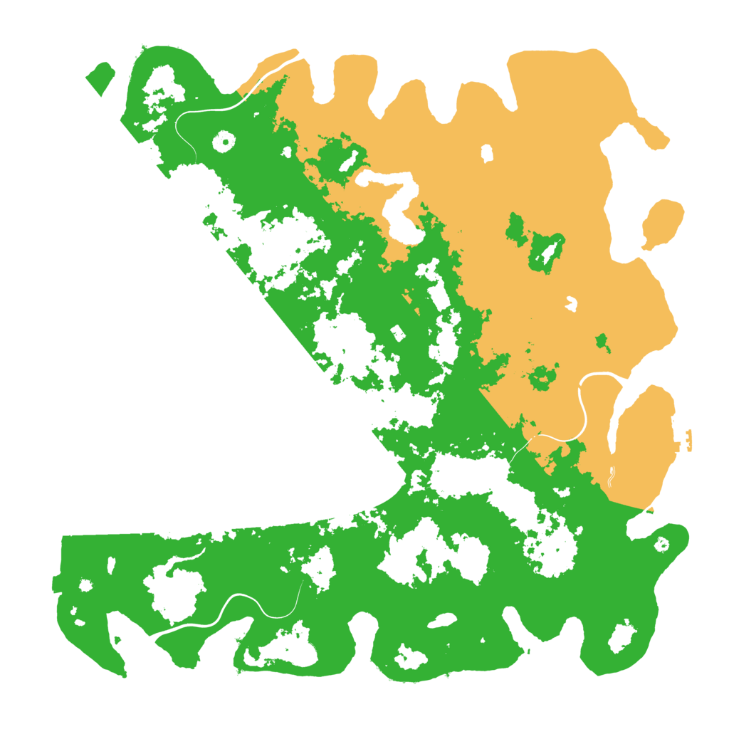 Biome Rust Map: Procedural Map, Size: 5000, Seed: 1100976233