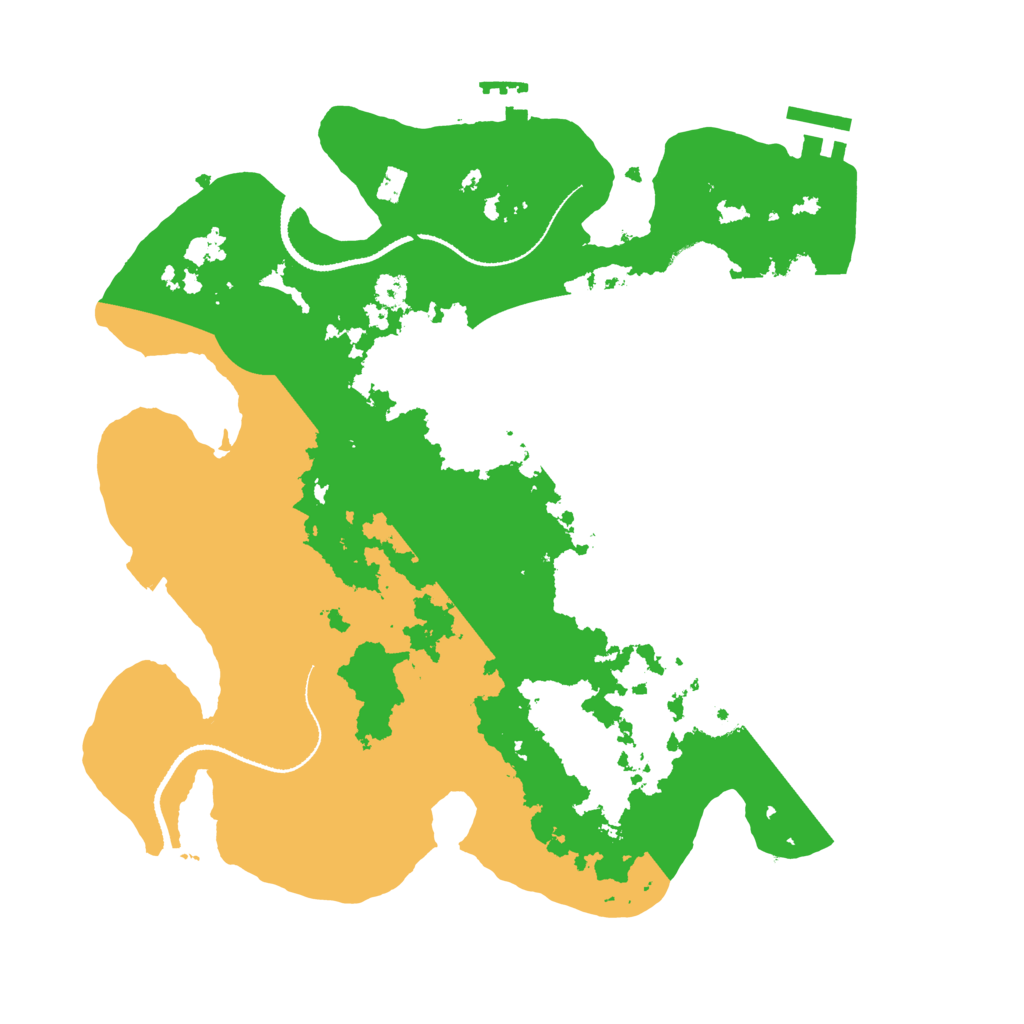 Biome Rust Map: Procedural Map, Size: 3200, Seed: 25679346