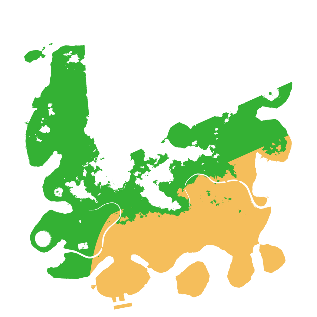 Biome Rust Map: Procedural Map, Size: 3500, Seed: 1560953011