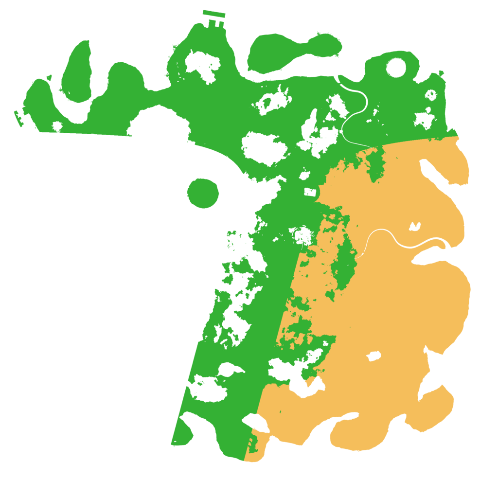 Biome Rust Map: Procedural Map, Size: 4500, Seed: 258894672