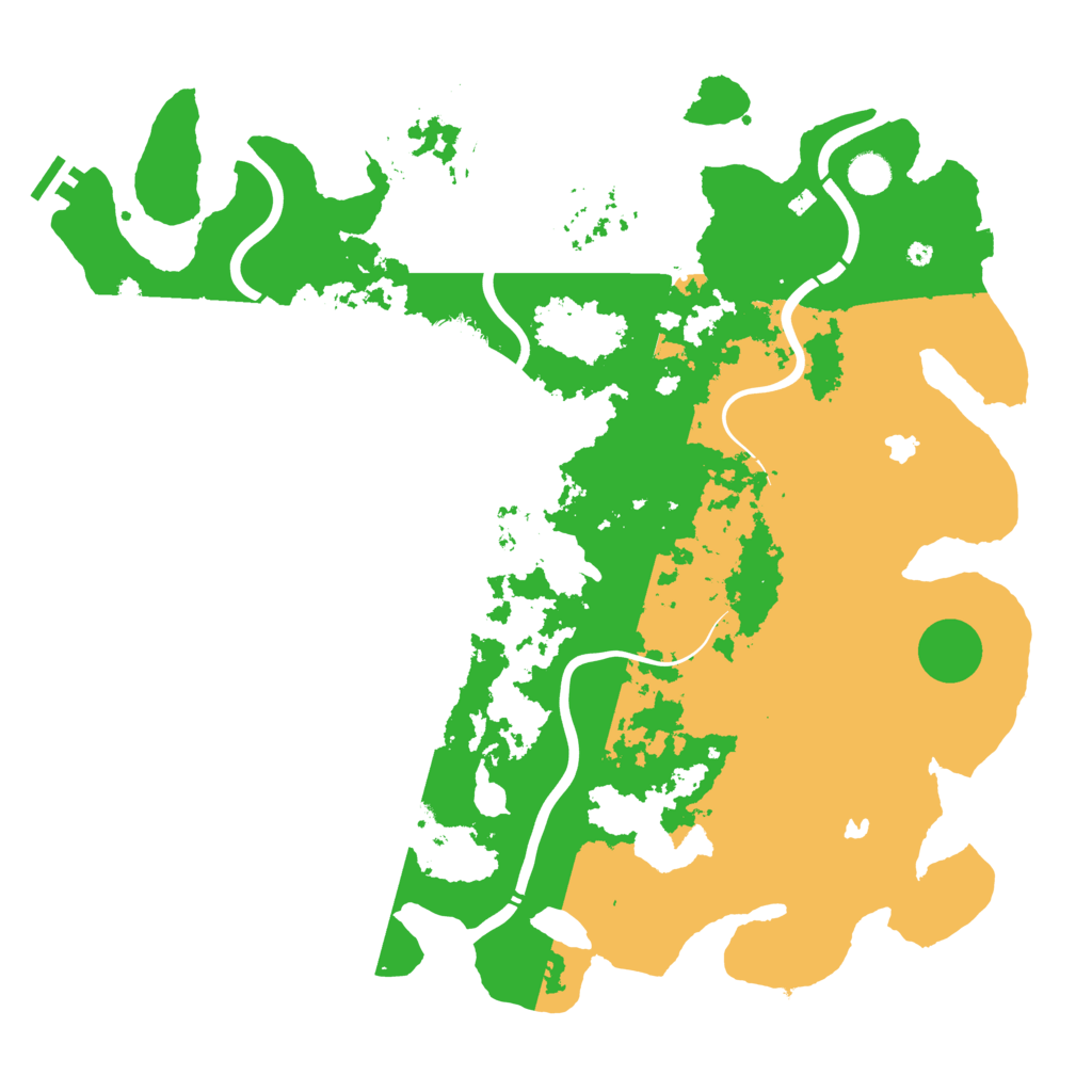 Biome Rust Map: Procedural Map, Size: 4500, Seed: 258894672