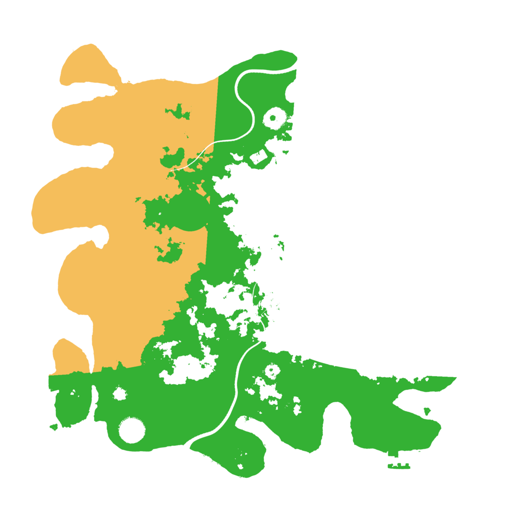 Biome Rust Map: Procedural Map, Size: 3500, Seed: 171004992