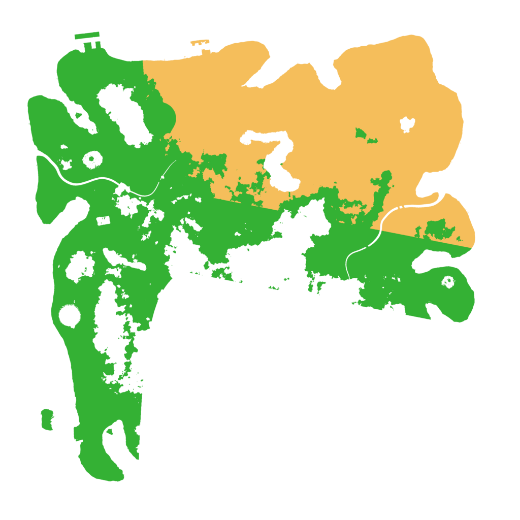 Biome Rust Map: Procedural Map, Size: 4253, Seed: 1486891518