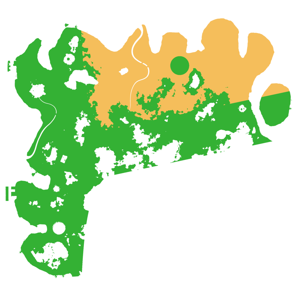 Biome Rust Map: Procedural Map, Size: 4253, Seed: 1814668180