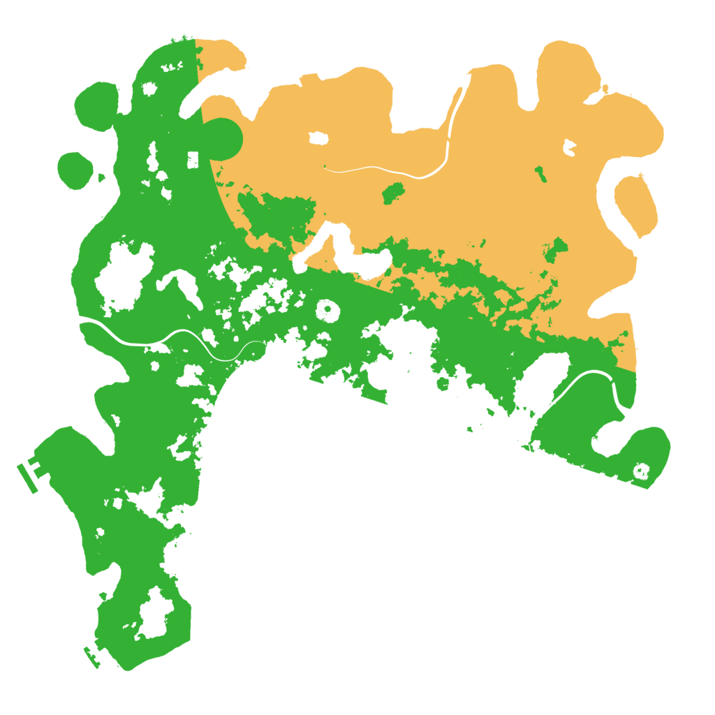 Biome Rust Map: Procedural Map, Size: 4500, Seed: 967277053