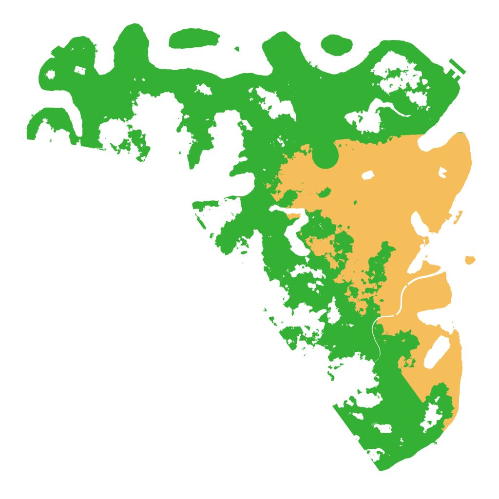 Biome Rust Map: Procedural Map, Size: 5000, Seed: 1367477921