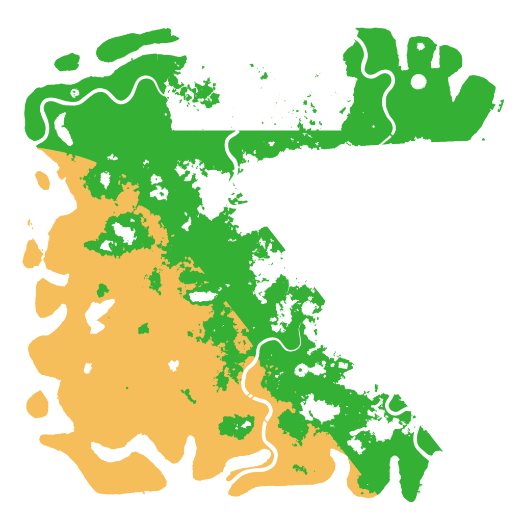 Biome Rust Map: Procedural Map, Size: 6000, Seed: 1186163181