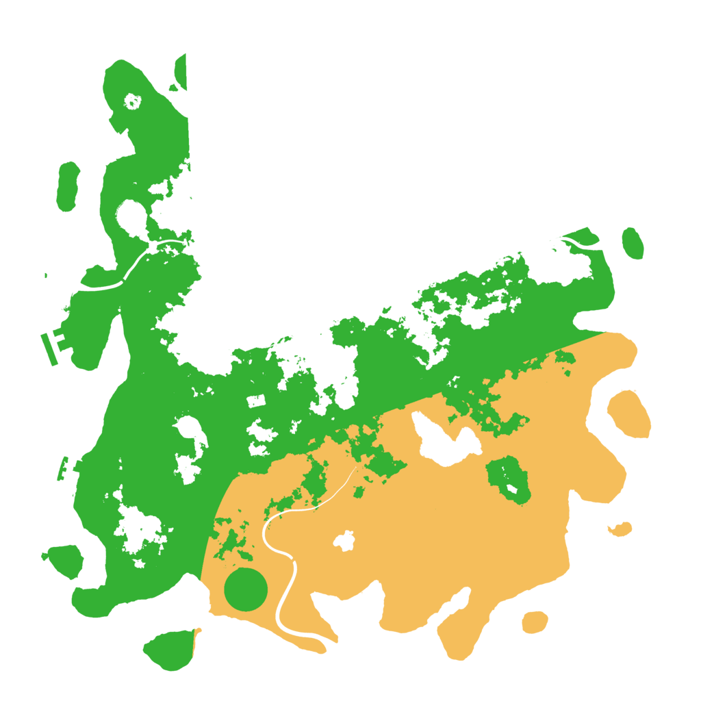 Biome Rust Map: Procedural Map, Size: 4253, Seed: 1958817131