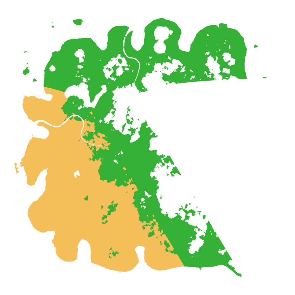 Biome Rust Map: Procedural Map, Size: 4300, Seed: 874730567