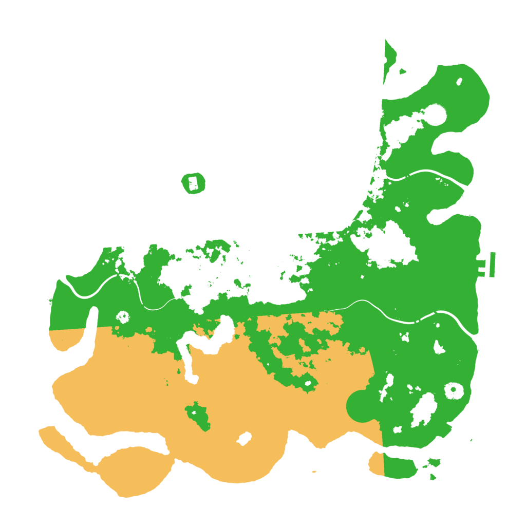 Biome Rust Map: Procedural Map, Size: 4250, Seed: 522103