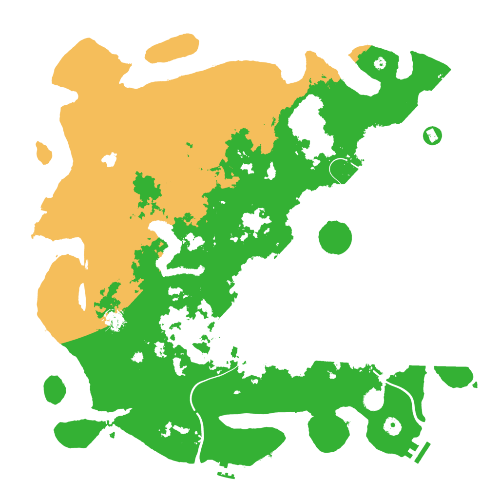 Biome Rust Map: Procedural Map, Size: 4250, Seed: 7176
