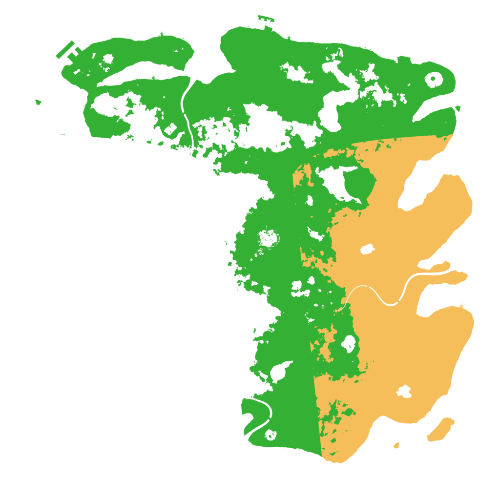 Biome Rust Map: Procedural Map, Size: 4500, Seed: 3202020