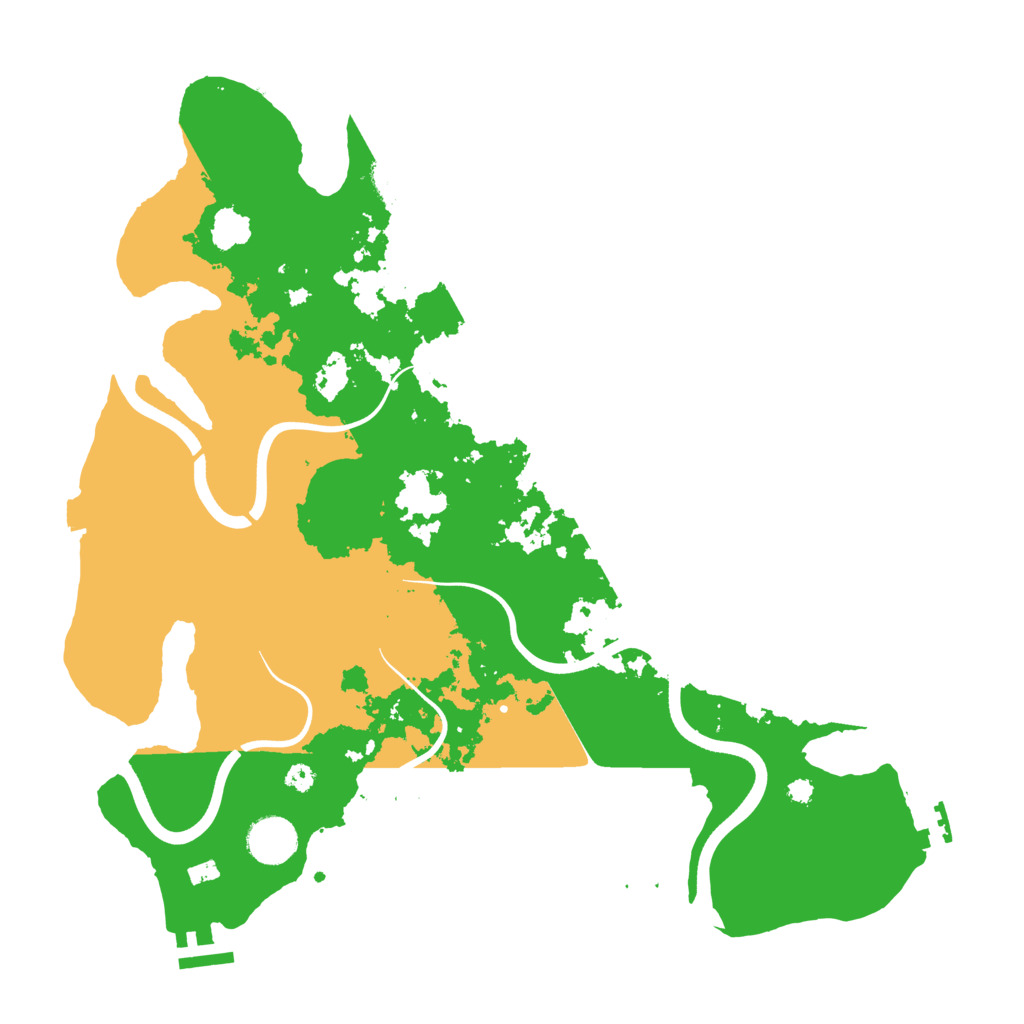 Biome Rust Map: Procedural Map, Size: 3750, Seed: 613527889