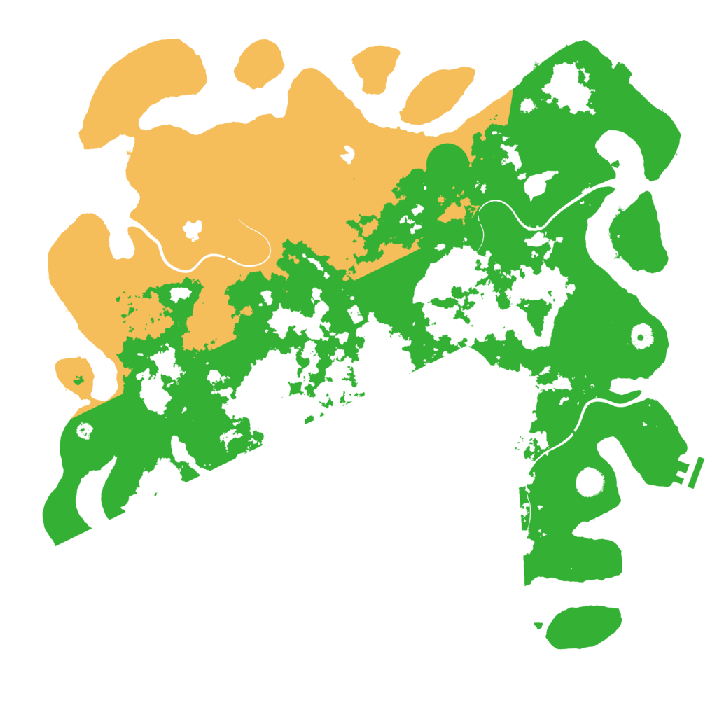 Biome Rust Map: Procedural Map, Size: 4500, Seed: 1882226706