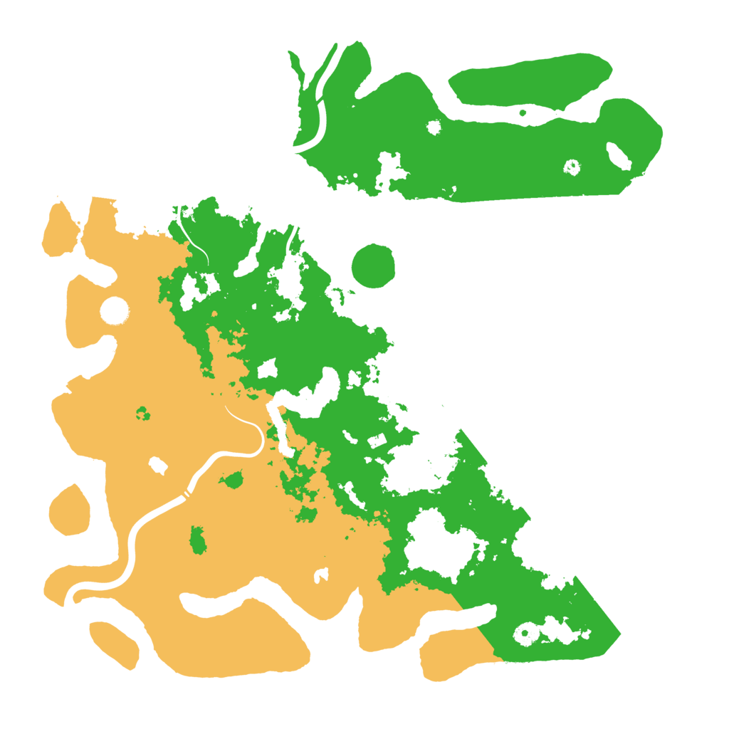 Biome Rust Map: Procedural Map, Size: 4500, Seed: 1186163181