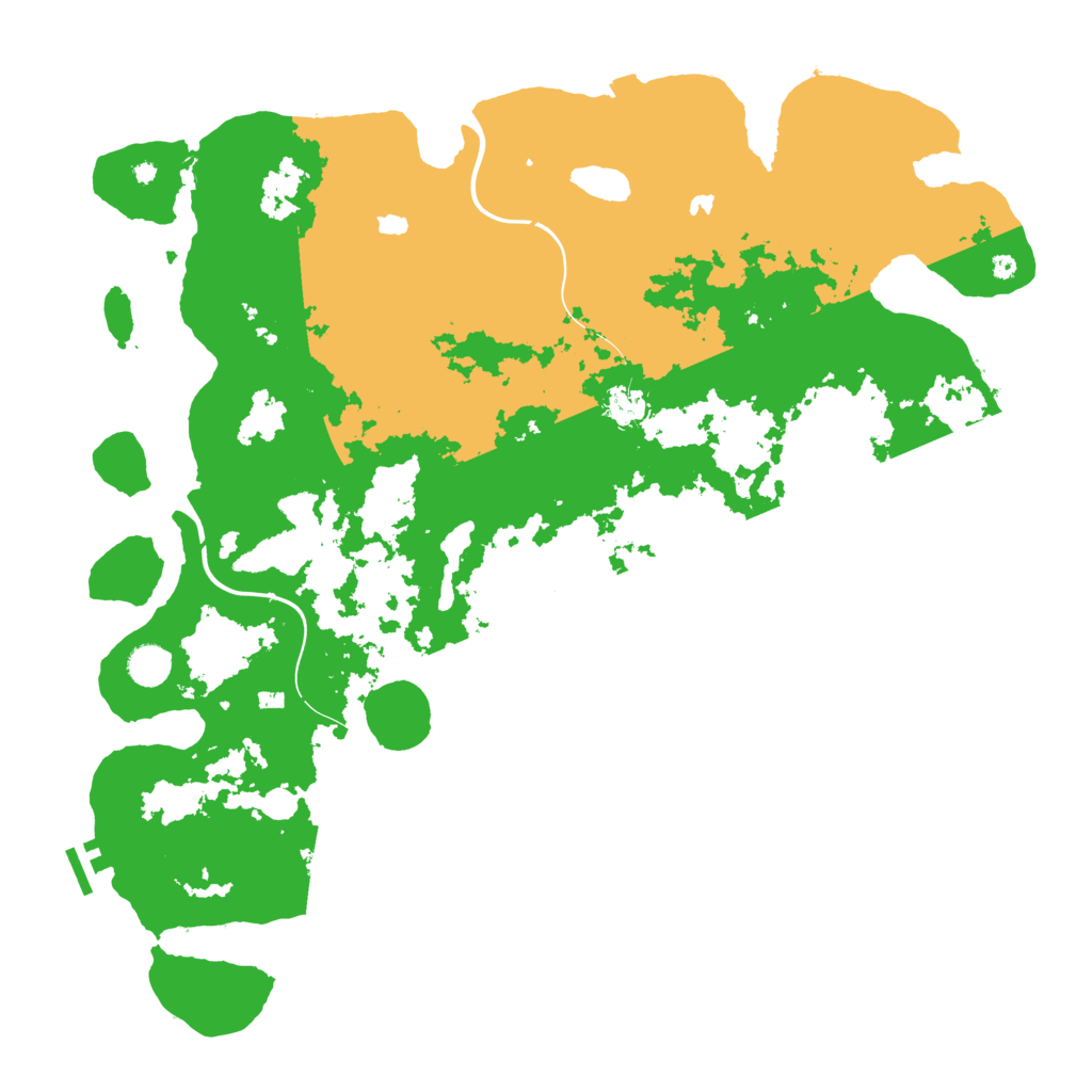 Biome Rust Map: Procedural Map, Size: 4500, Seed: 1742168791