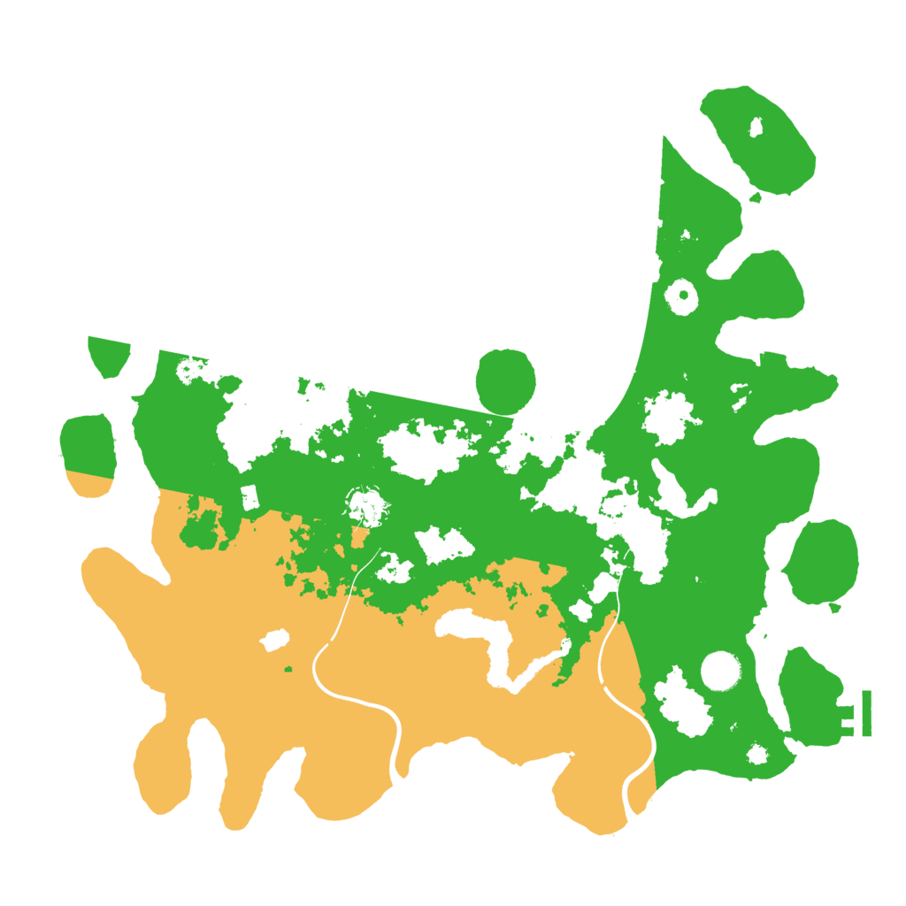 Biome Rust Map: Procedural Map, Size: 4000, Seed: 42420