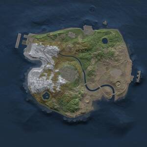 Thumbnail Rust Map: Procedural Map, Size: 2000, Seed: 450000, 4 Monuments