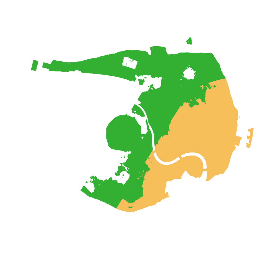 Biome Rust Map: Procedural Map, Size: 2000, Seed: 450000