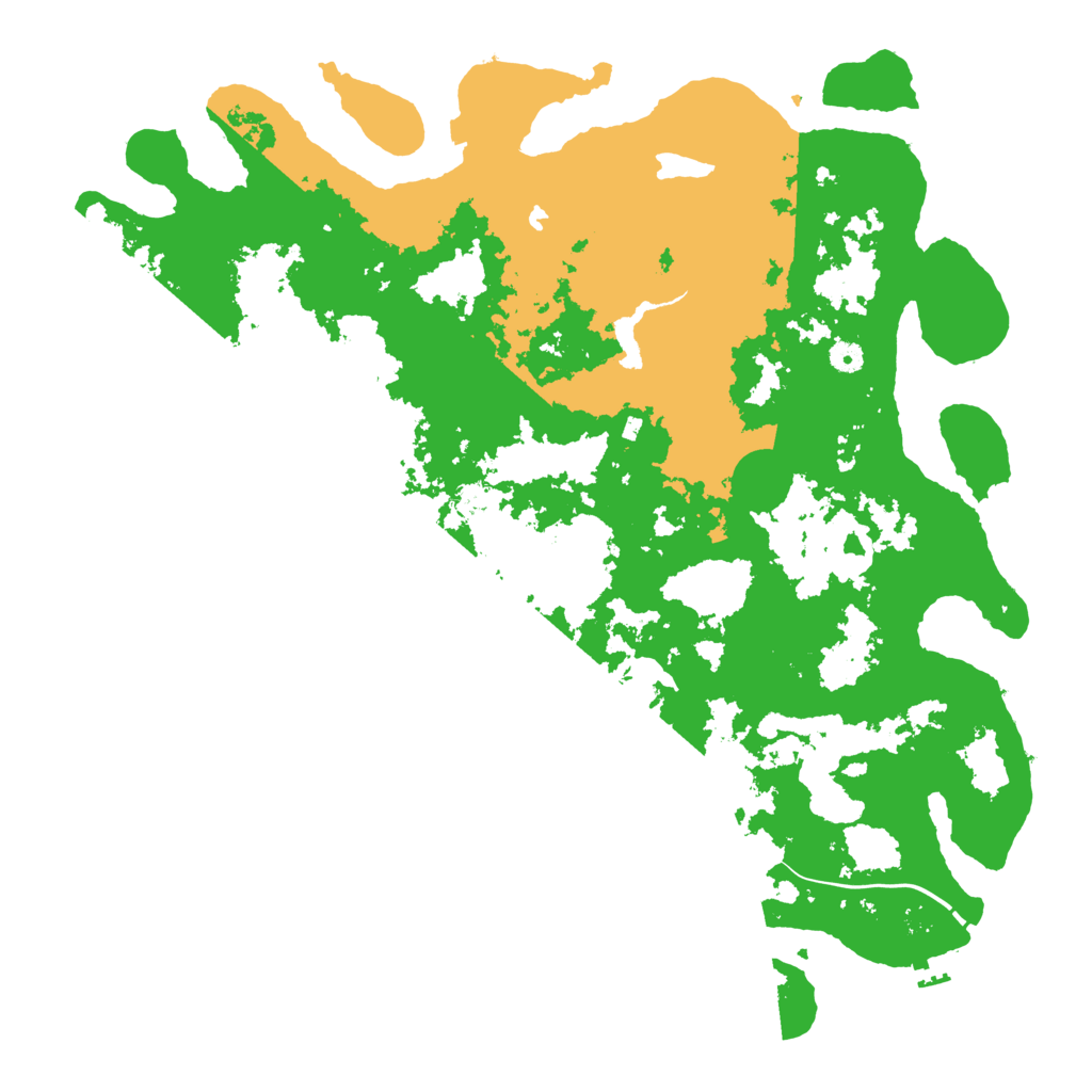 Biome Rust Map: Procedural Map, Size: 5000, Seed: 1660253581